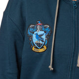 Harry Potter Womens Hogwarts Alumni House Crest Lightweight Zip-Up Hoodie