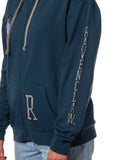Harry Potter Womens Hogwarts Alumni House Crest Lightweight Zip-Up Hoodie
