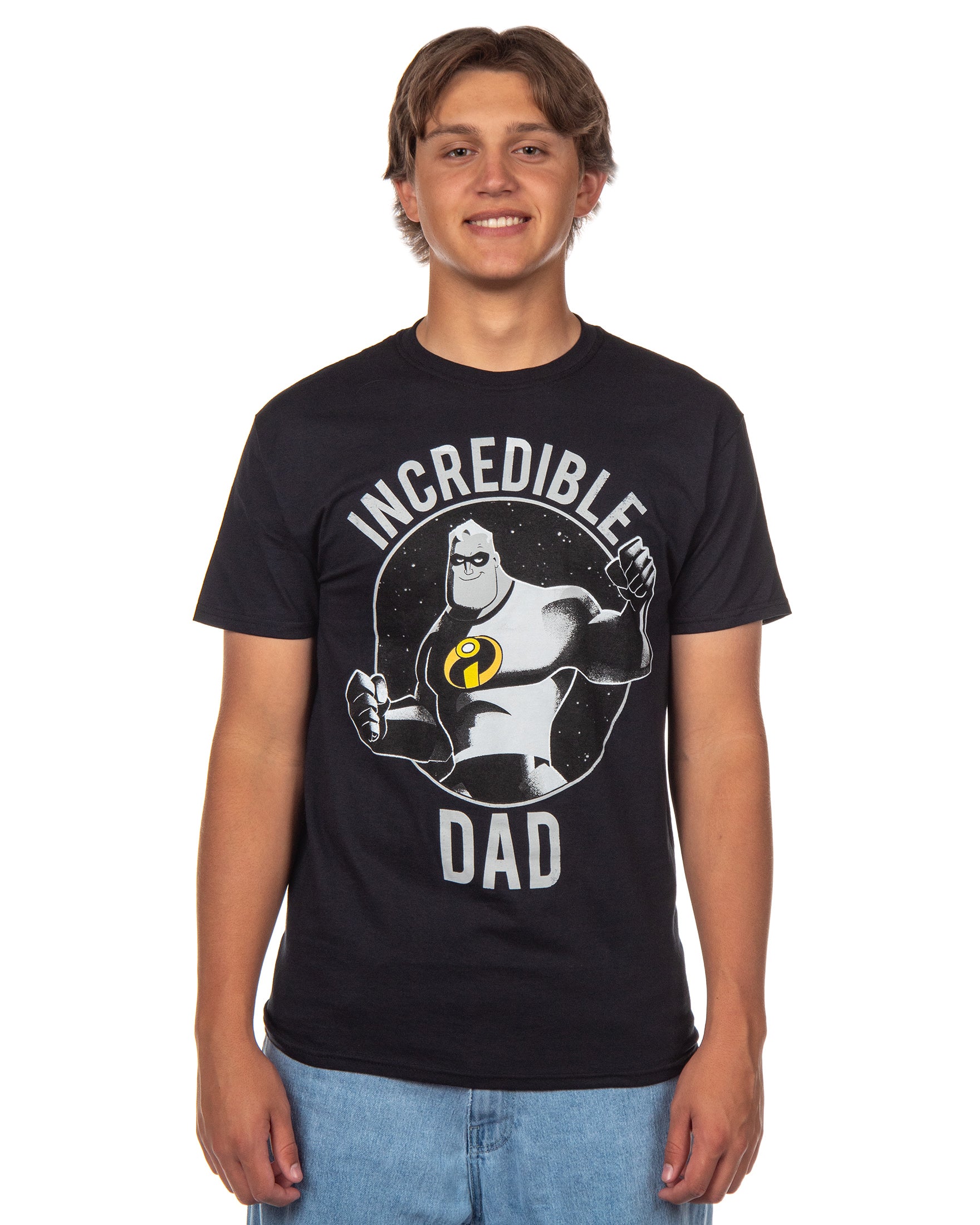 The Incredibles Shirt Men's Incredible Dad Adult Short Sleeve Graphic Tee