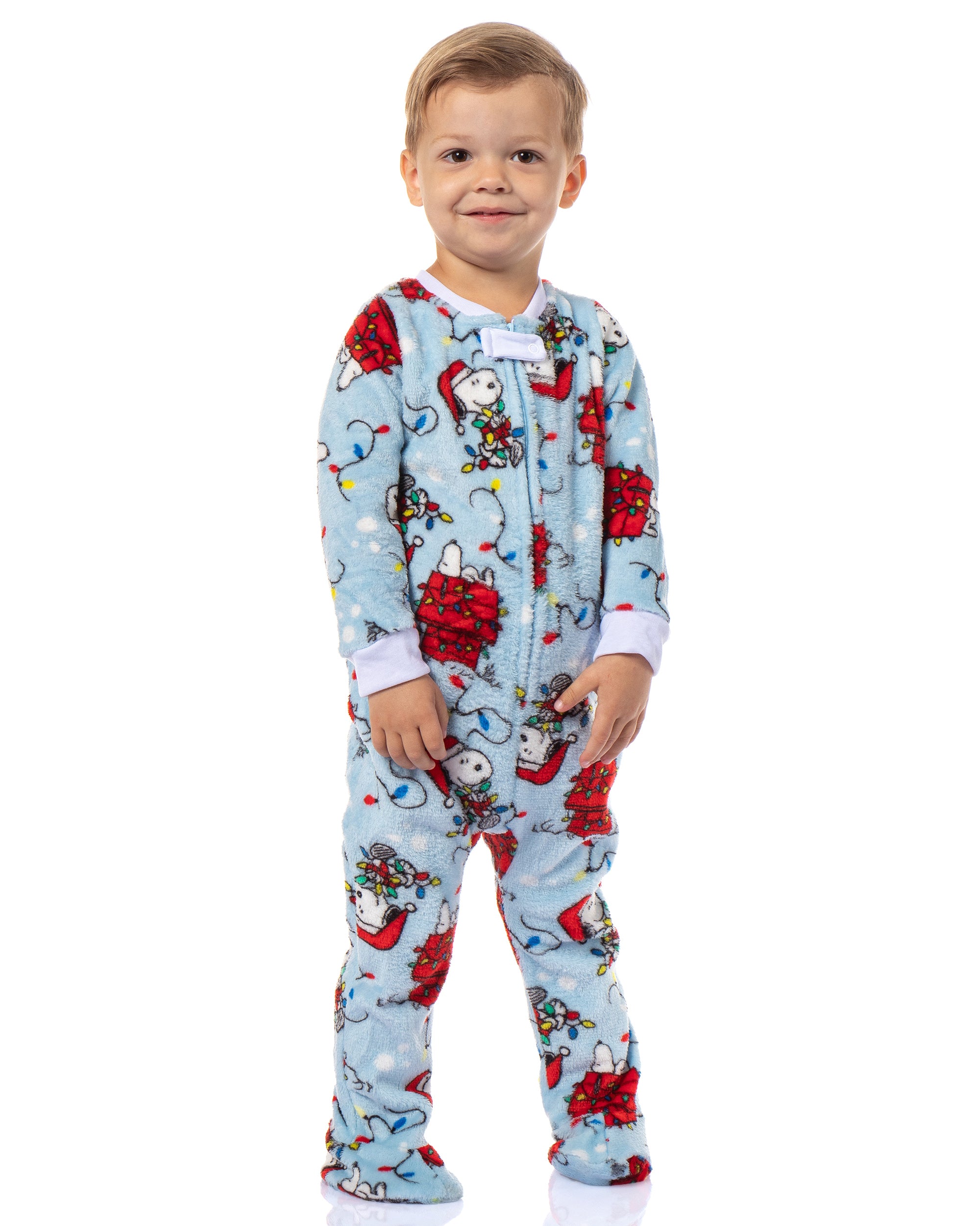 Peanuts Snoopy Merry & Bright Christmas Matching Family Pajama Set
