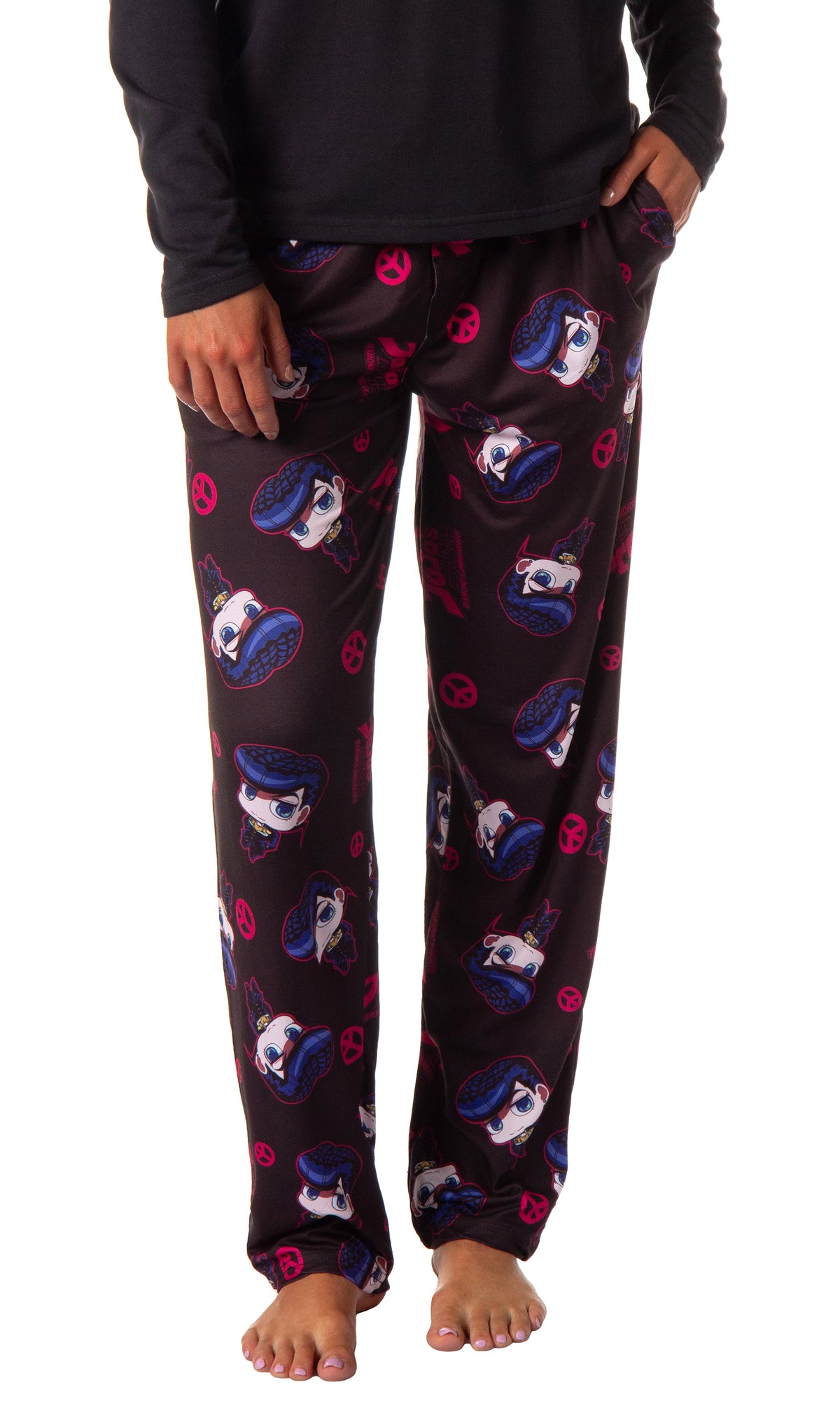 JoJo's Bizarre Adventure Diamond Is Unbreakable Chibi AOP Lounge Pajama Pants