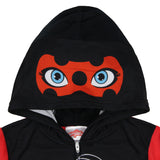 Miraculous Ladybug Girls Girl Power Full Zip Blanket Sleeper Hooded Pajama