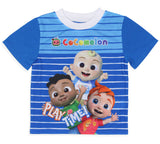 CoComelon Toddler Boys' Play Time Short Sleeve Pajama Shirt Pants 2PC Set