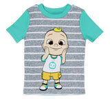 CoComelon Toddler Boys' JJ's Animal Friends Short Sleeve And Pant Pajama Set