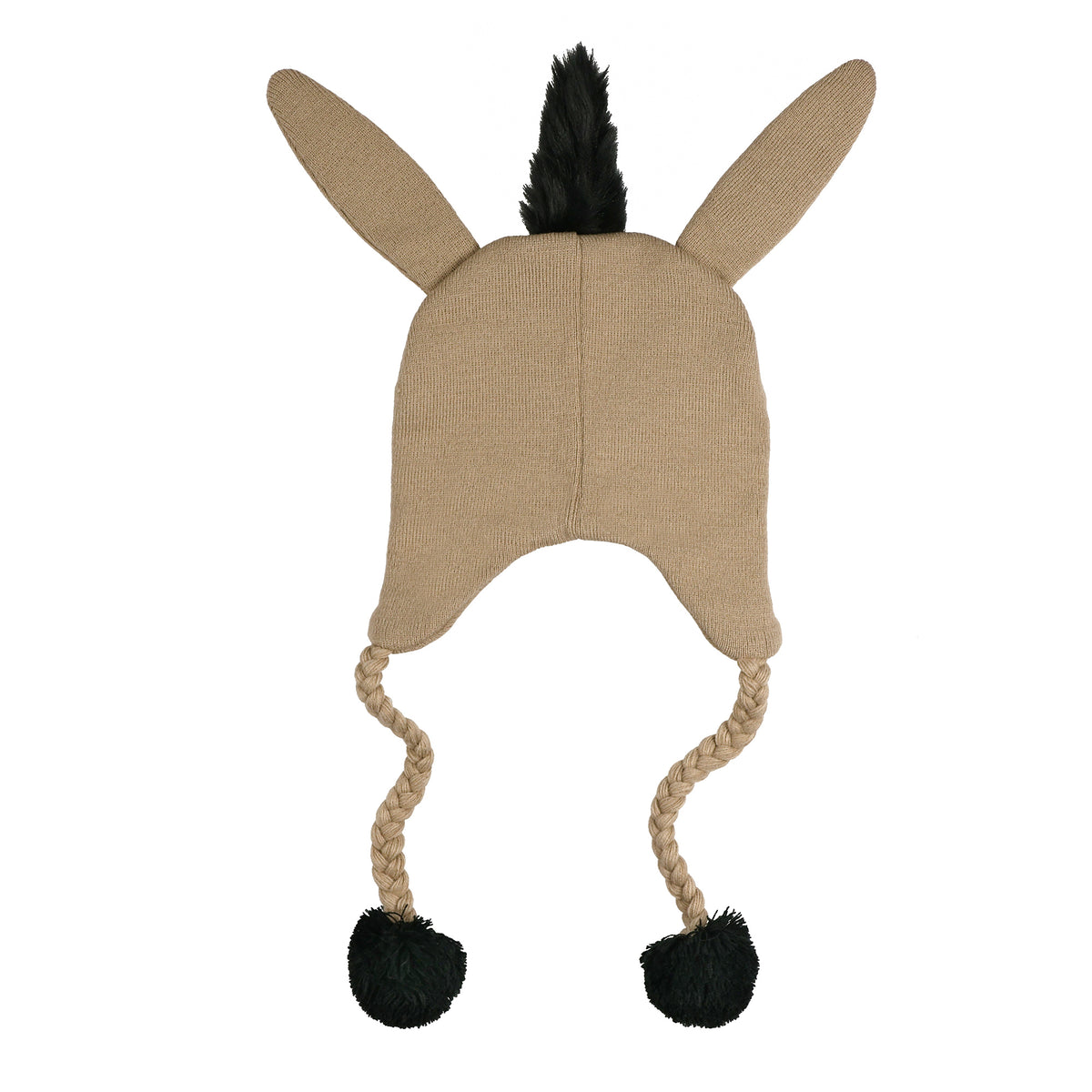 Shrek Beanie Donkey Big Face 3D Peruvian Laplander Pom Knitted Adult Hat