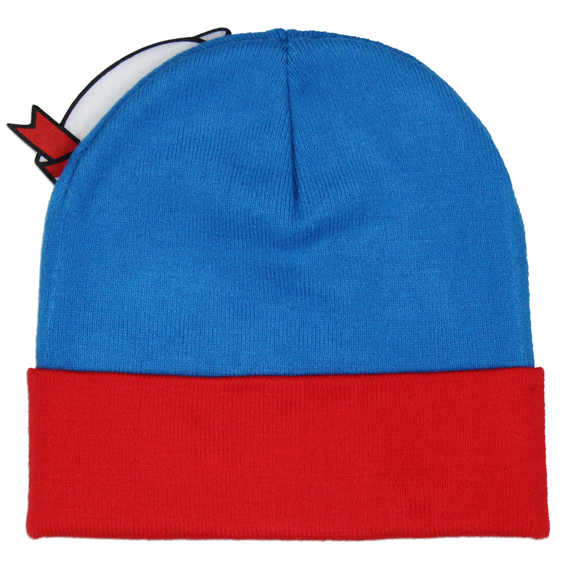 Sanrio Tuxedo Sam Beanie Sam Face Design with Felt 3D Bowtie and Hat Beanie