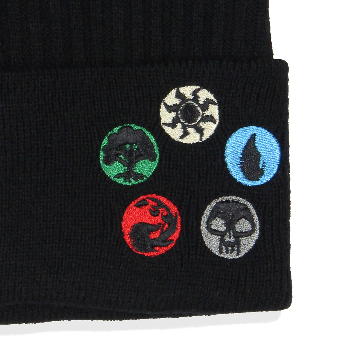 Magic The Gathering Adult Mana Token Symbols Knit Cuff Beanie Hat Cap