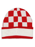 Disney Toy Story Adult Pizza Planet Checkered Knit Cuff Beanie Hat Cap