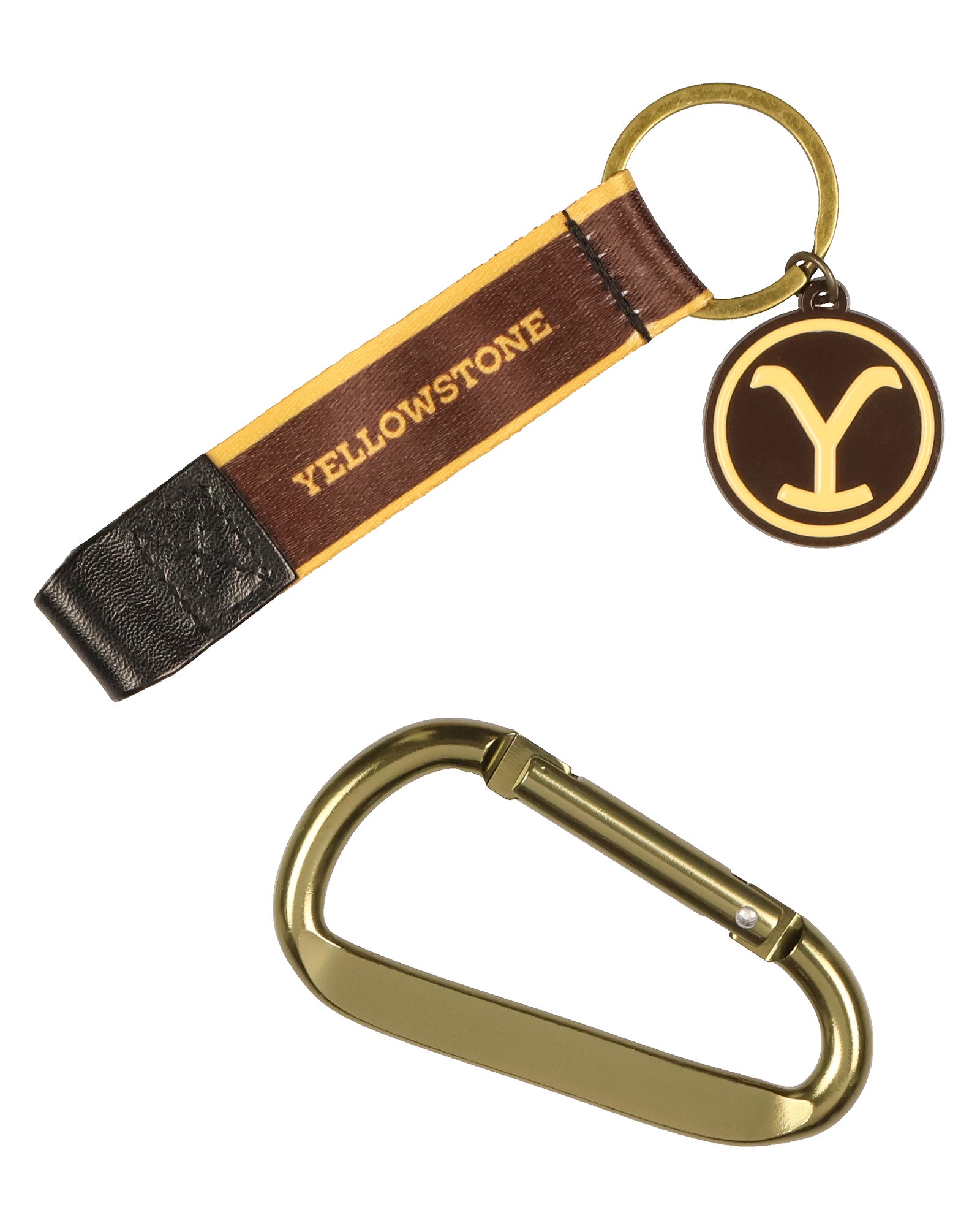 Yellowstone Dutton Ranch Keychain Lanyard with Carabiner and Y Logo Charm