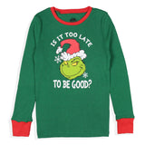 Dr. Seuss How GRINCH Stole Christmas Lights Matching Family Pajama Set