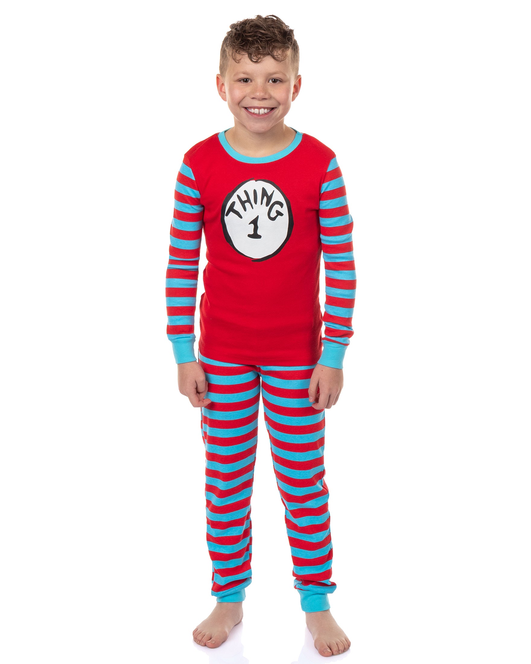 Dr. Seuss Thing 1 and Thing 2 Matching Family Pajama Set