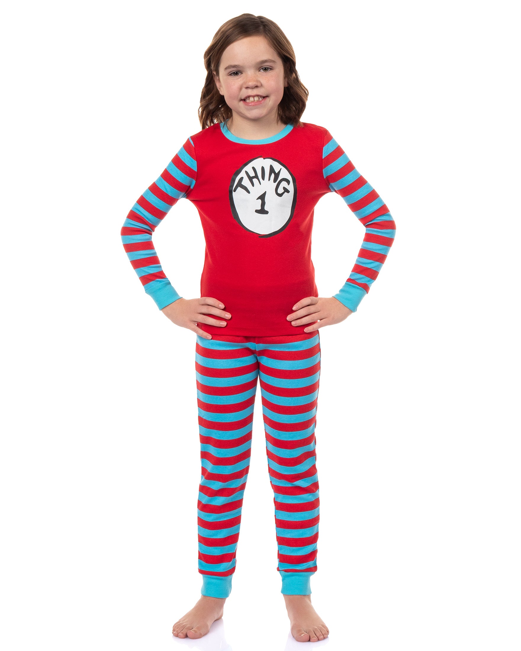 Dr. Seuss Thing 1 and Thing 2 Matching Family Pajama Set