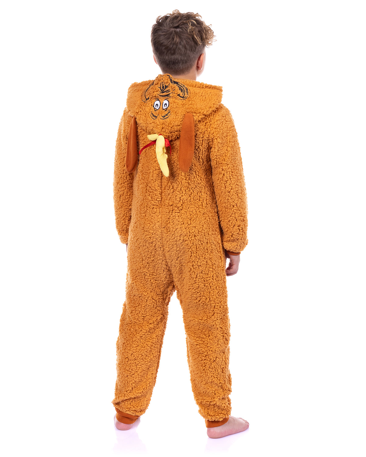 Dr. Seuss The Grinch Max Union Suit Kids Full Zip Lounge Pajamas