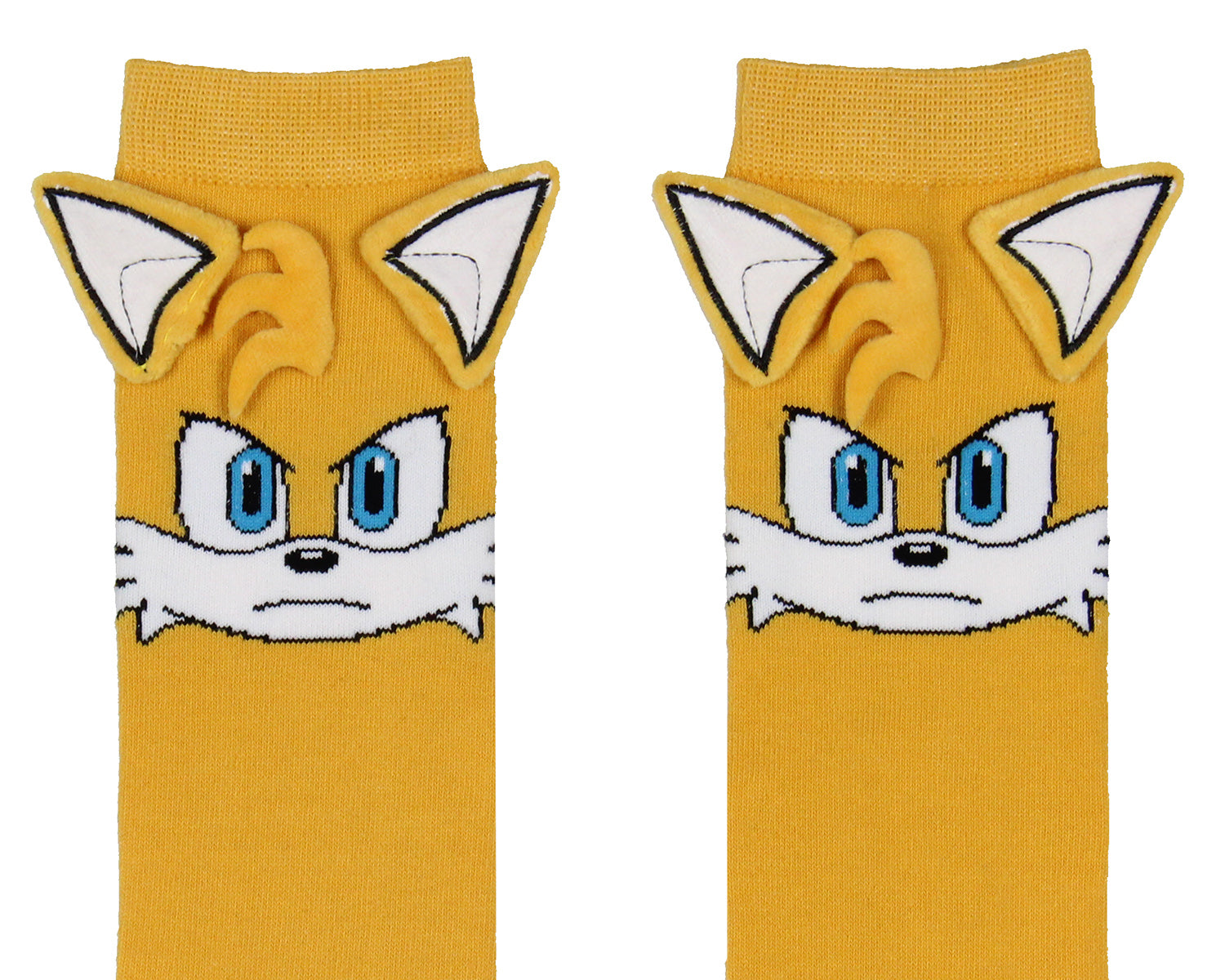 Sonic the Hedgehog Tails 3D Character Socks Women's Knee High Shoe Size 5-10