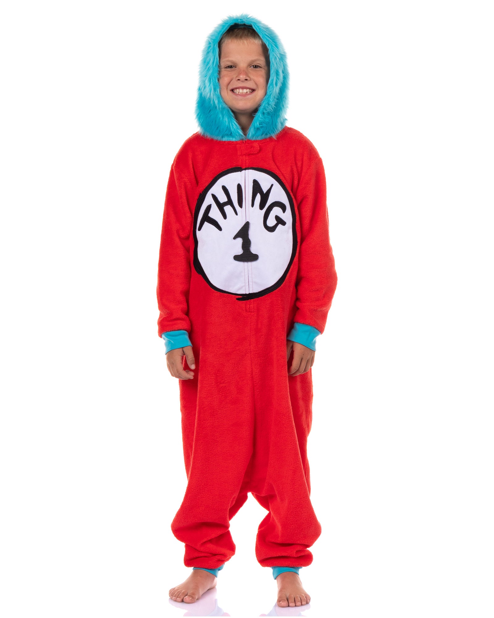 Dr. Seuss Thing 1 & Thing 2 Character Kigurumi Onesie Pajama