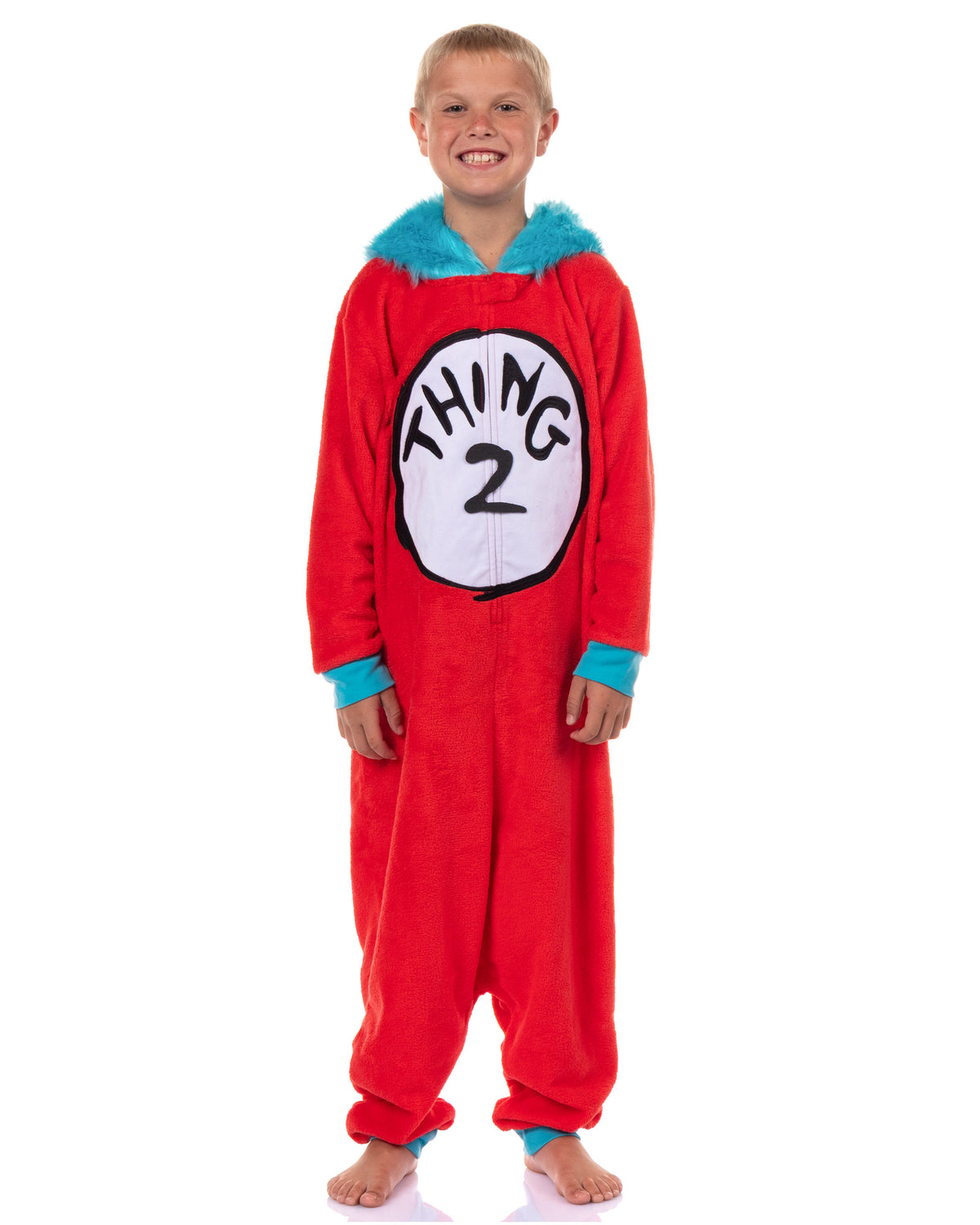 Dr. Seuss Thing 1 & Thing 2 Character Kigurumi Onesie Pajama