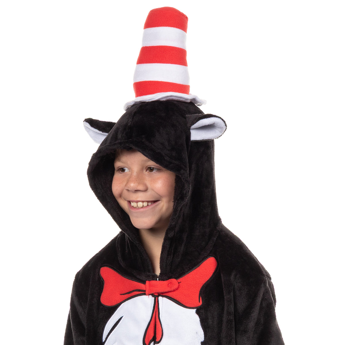 Dr. Seuss The Cat in the Hat Kigurumi Union Suit Costume Pajama