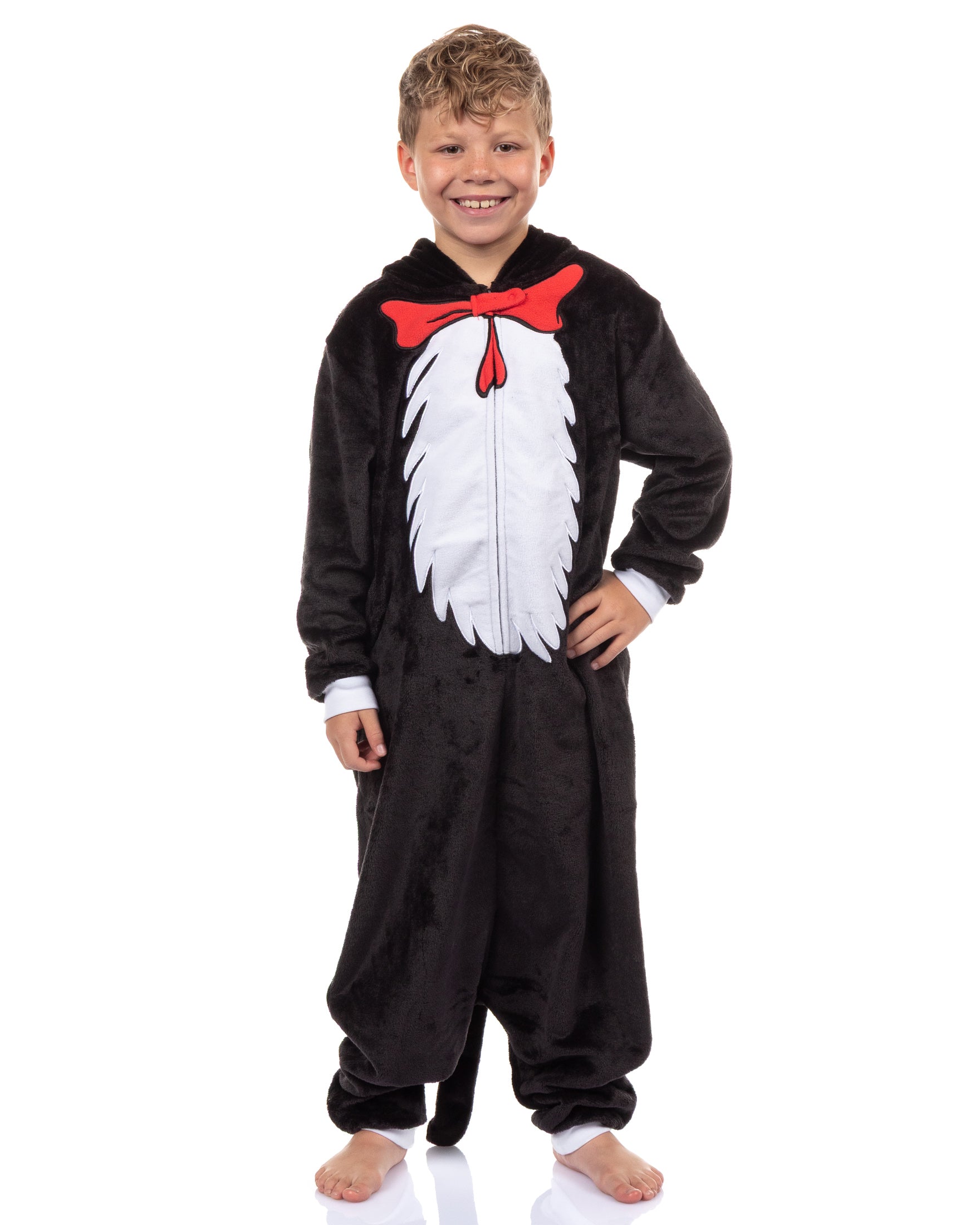 Dr. Seuss The Cat in the Hat Kigurumi Union Suit Costume Pajama