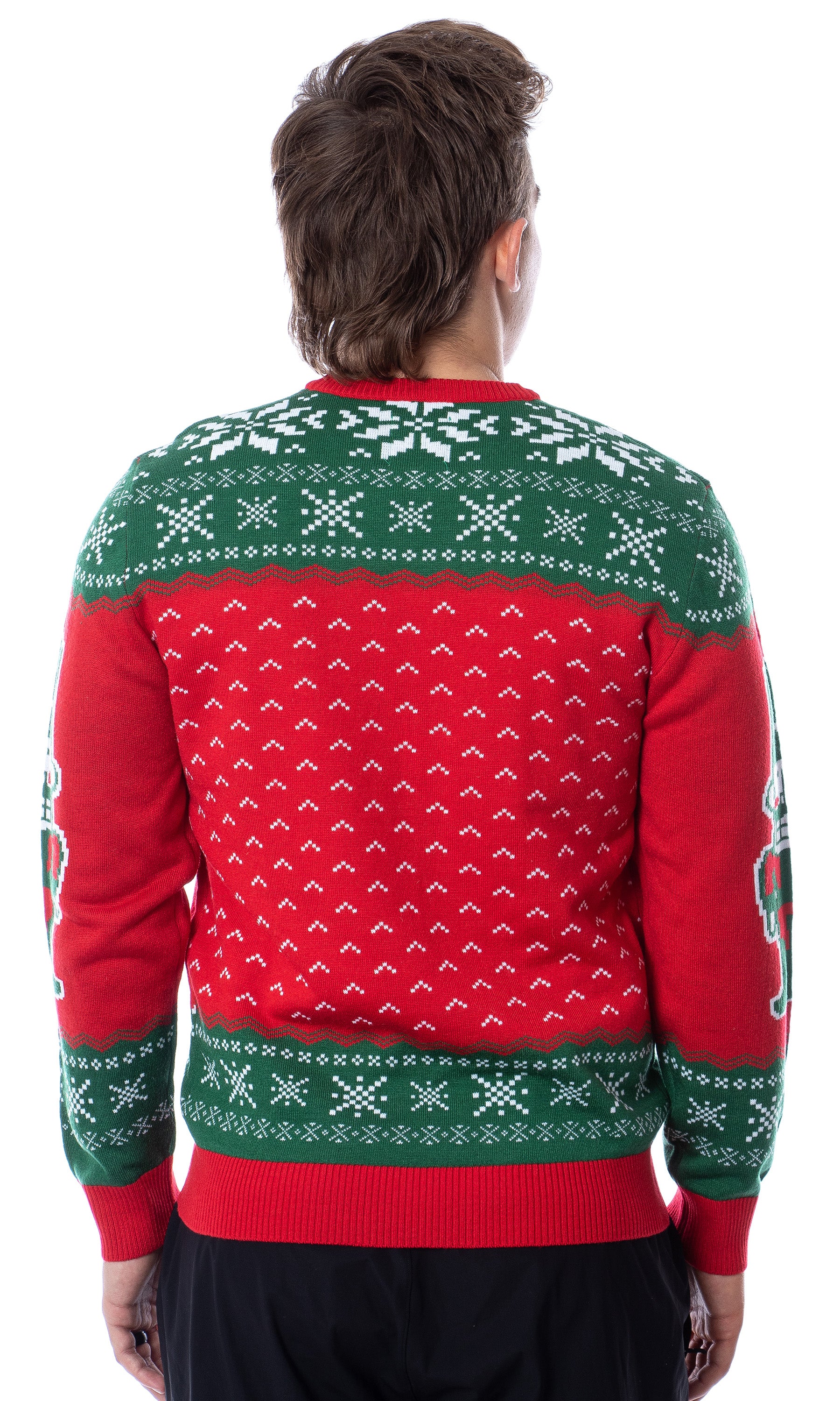 ELF Movie Men's Son of a Nutcracker Ugly Sweater for Christmas Knit Pullover