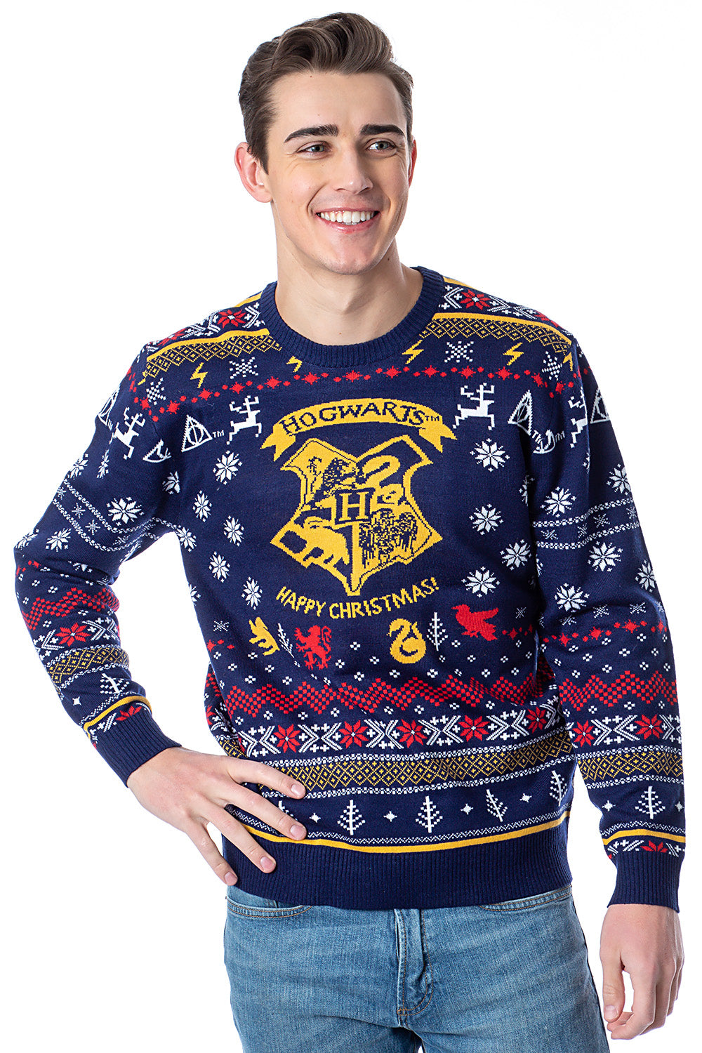 Men's Christmas Holiday Ugly Sweater Knit Pullover