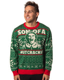 ELF Men's Buddy Son of a Nutcracker Ugly Christmas Knit Pullover Sweater
