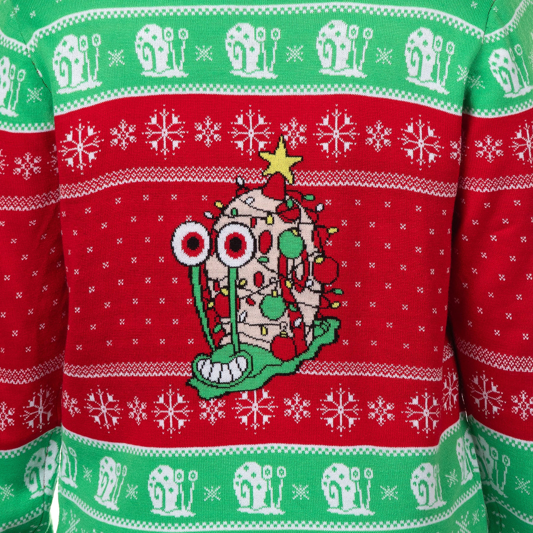 SpongeBob SquarePants Ugly Sweater for Christmas Men's Reindeer Bob Pullover