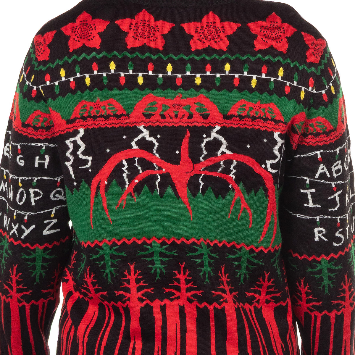 Stranger Things Ugly Sweater Men's The Upside Down Holiday Knit Pullover