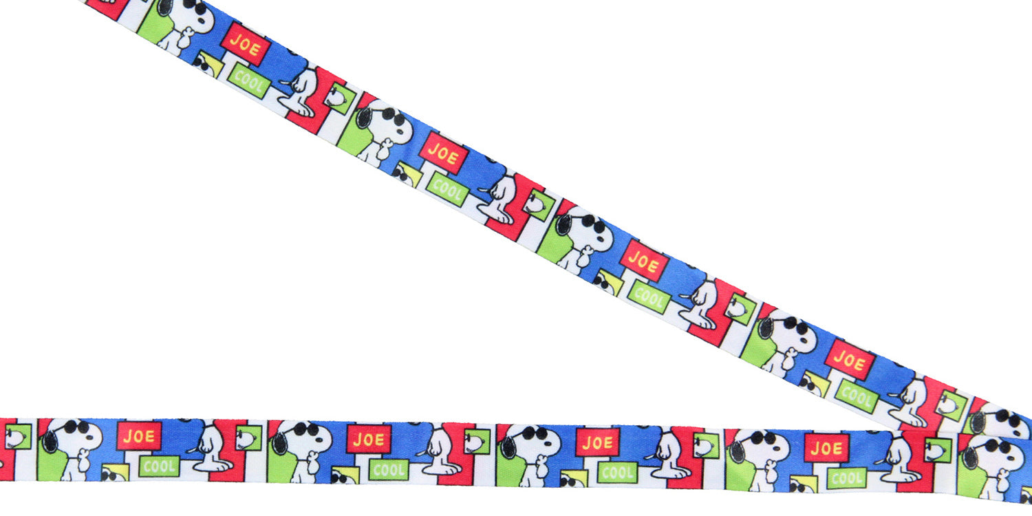 Peanuts Snoopy Be Joe Cool Breakaway ID Lanyard Joe Cool 1.25" Charm