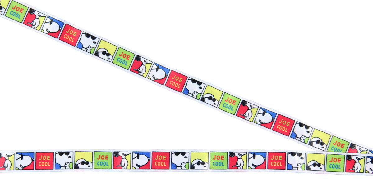 Peanuts Snoopy Be Joe Cool Breakaway ID Lanyard Joe Cool 1.25" Charm