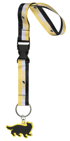Harry Potter Hufflepuff Hogwarts Wristlet Keychain Breakaway Lanyard Wrist Strap