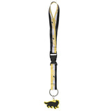 Harry Potter Hufflepuff Hogwarts Wristlet Keychain Breakaway Lanyard Wrist Strap