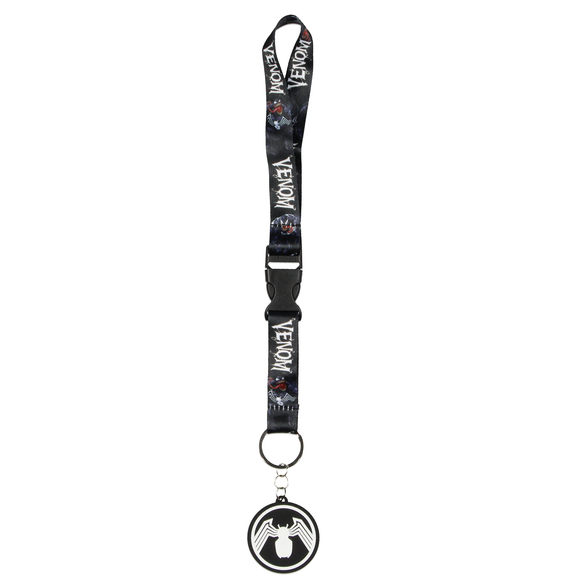 Marvel Venom Wrist Strap Lanyard for Keys with 2" Keychain