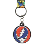 Grateful Dead Dancing Bears Wrist Strap Lanyard For Keys Wallet