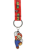 Super Mario Wrist Lanyard Wristlet Keychain Nintendo Games Breakaway Lanyard