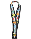 Pokemon Wrist Strap Lanyard for Keys Keychain Wallet OSFM with Charm