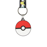 Pokemon Wrist Strap Lanyard for Keys Keychain Wallet OSFM with Charm