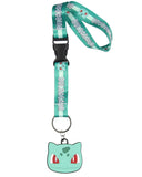 Pokemon Wrist Strap Lanyard for Keys Keychain Wallet OSFM with Charm