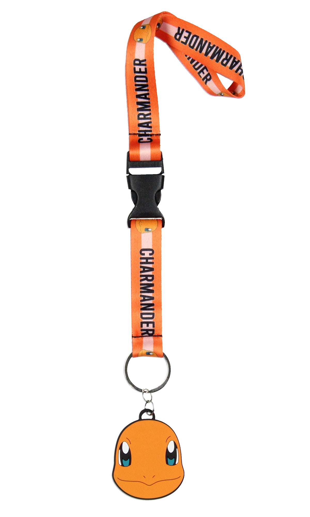 Pokemon Wrist Strap Lanyard for Keys Keychain Wallet OSFM with Charm