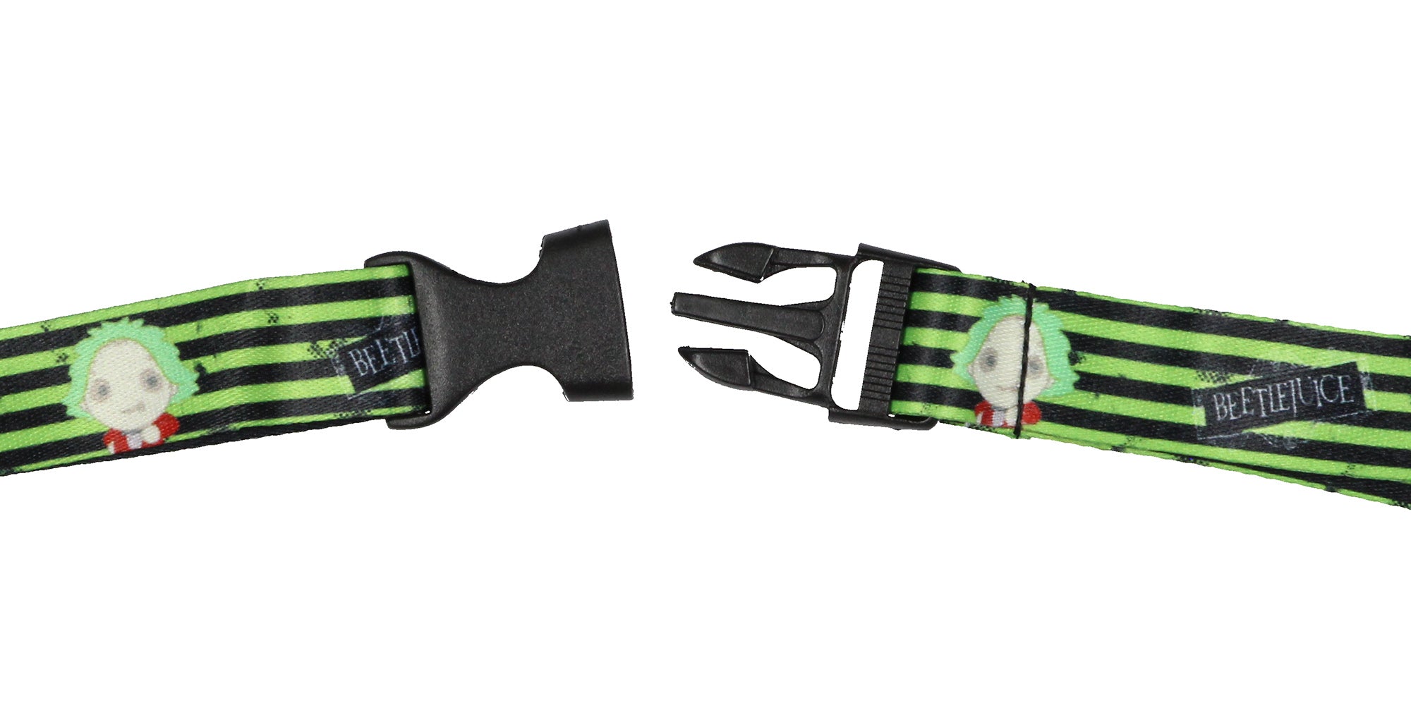 Beetlejuice Chibi Print Wrist Strap Lanyard for Keys with 2" Keychain