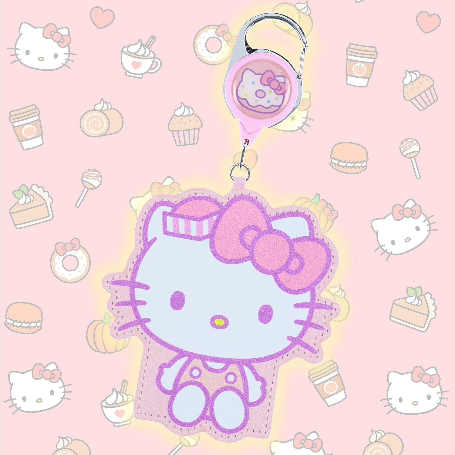 Hello Kitty and Friends Snack Shop Hello Kitty Retractable ID Badge Reel