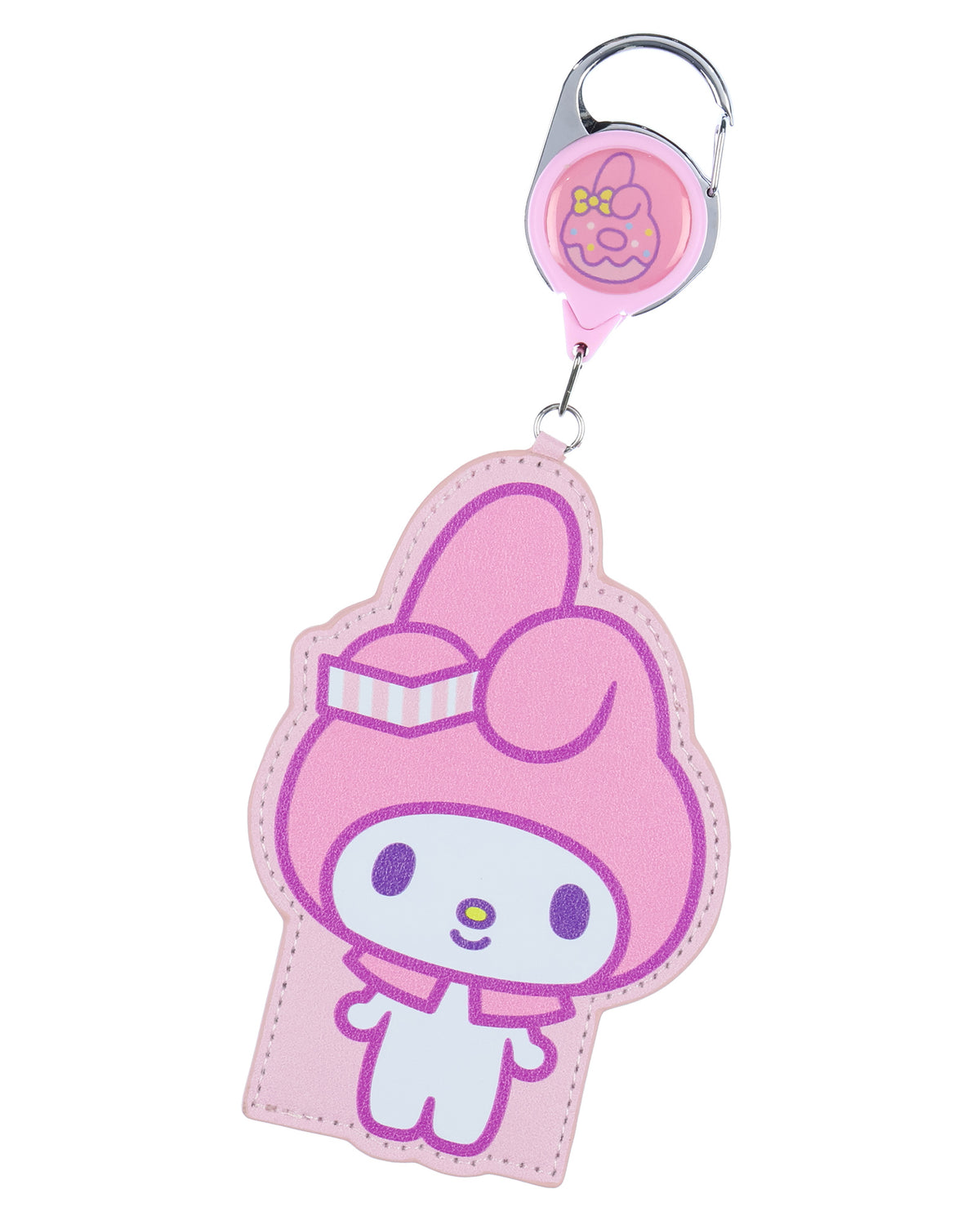 Sanrio Hello Kitty My Melody Retractable Reel Lanyard ID Badge Holder Keychain