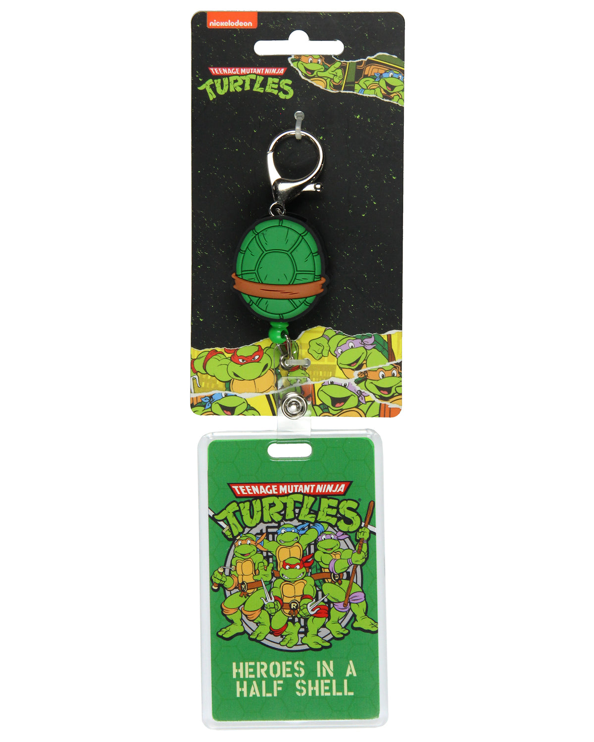 Teenage Mutant Ninja Turtles Lanyard TMNT Shell Retractable Badge Reel