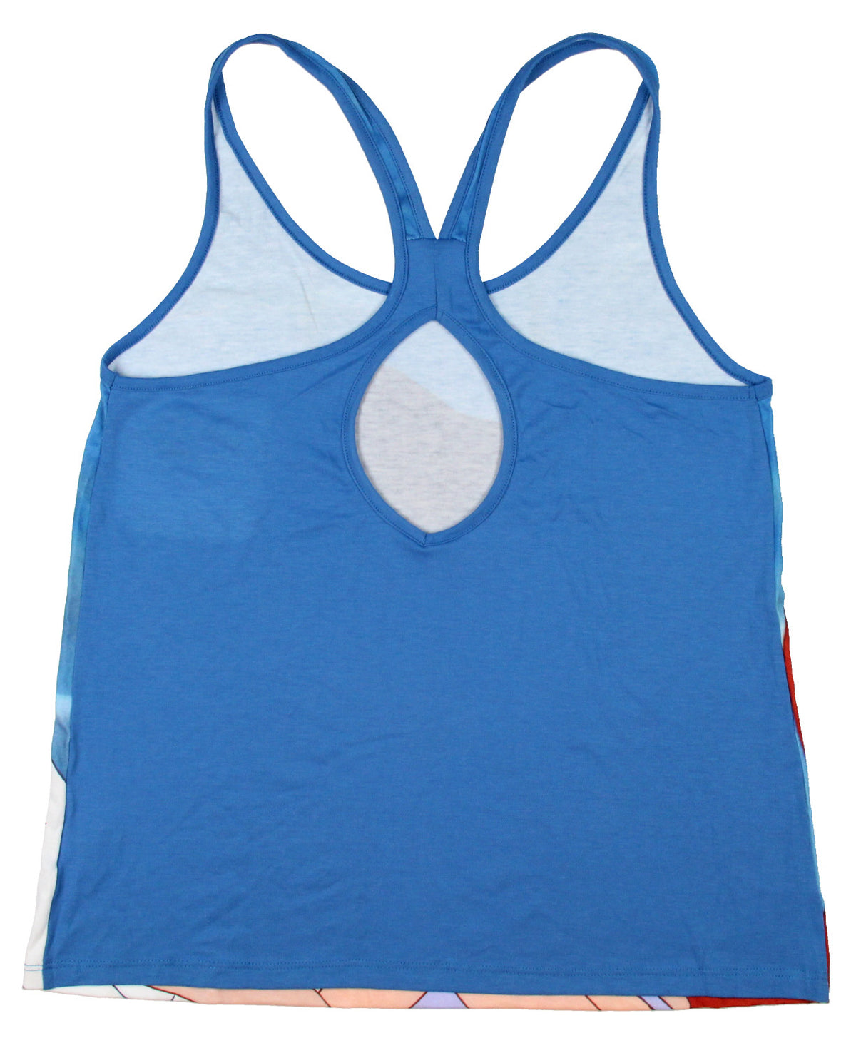Disney The Little Mermaid Kiss The Girl Blue Keyhole Tank Top