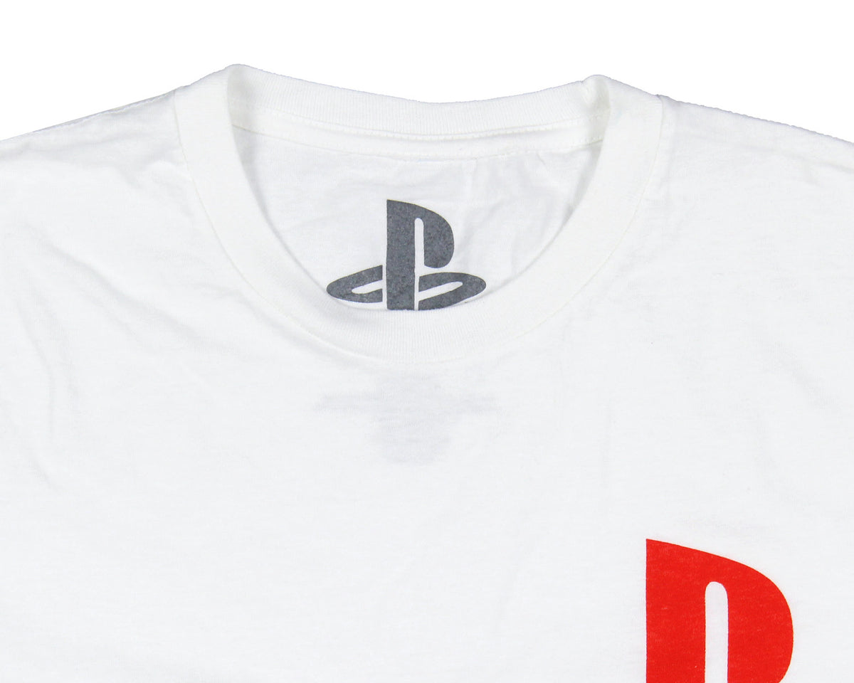 PlayStation Men's Console Controller Button s Long Sleeve T-Shirt Adult