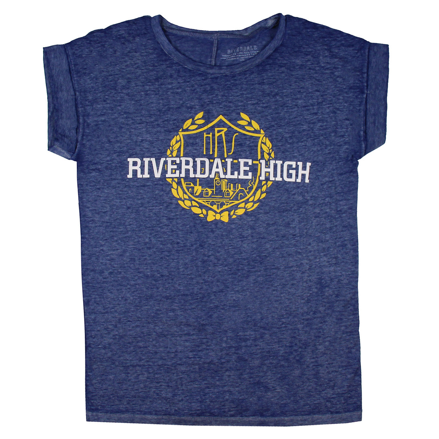 Riverdale Juniors High School Logo Burnout T-Shirt (X-Large) Adult