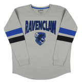 Harry Potter Houses Embroidered Varsity Jersey Pullover Long Sleeve Tops For Women - Gryffindor, Ravenclaw, Slytherin, Hufflepuff
