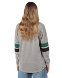 Harry Potter Houses Embroidered Varsity Jersey Pullover Long Sleeve Tops For Women - Gryffindor, Ravenclaw, Slytherin, Hufflepuff