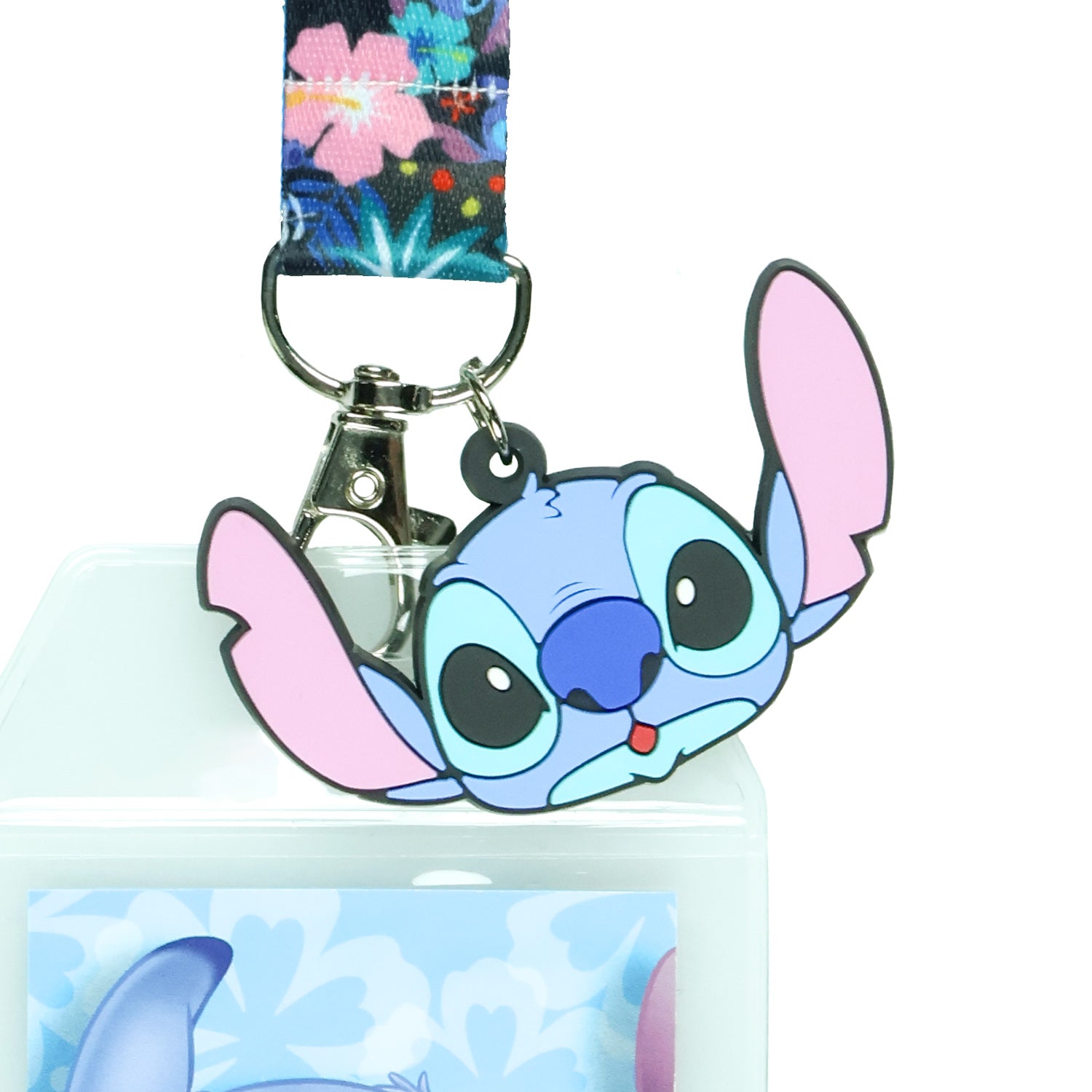 Disney Lilo and Stitch Tropical Breakaway Lanyard ID Badge Holder