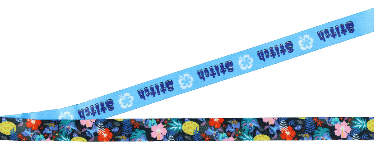 Disney Lilo and Stitch Tropical Breakaway Lanyard ID Badge Holder