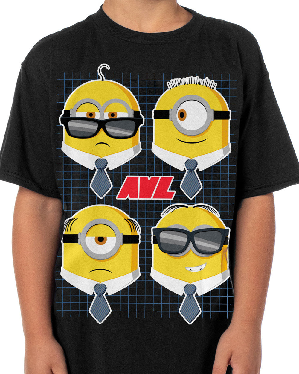 Minions T-Shirt Boy's Anti-Villain League Short Sleeve Graphic Tee
